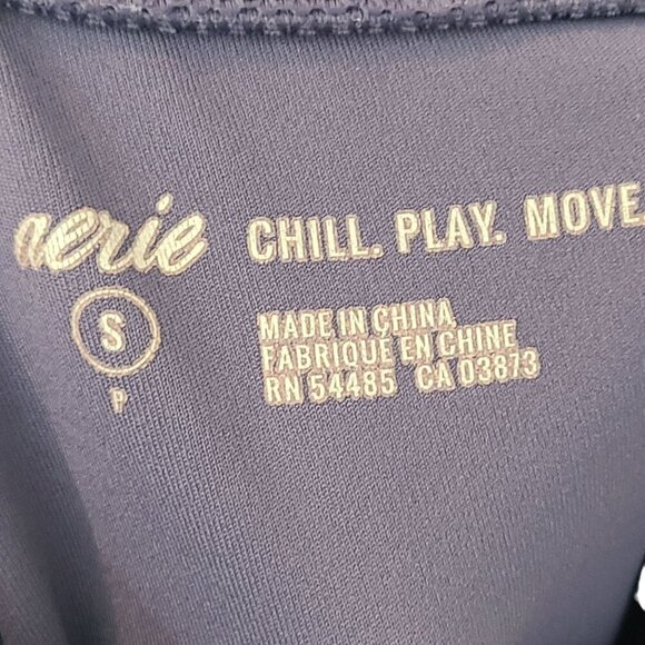 191.  Aerie Women's Athletic Leggings Purple  with star print Size Small - Picture 8 of 8